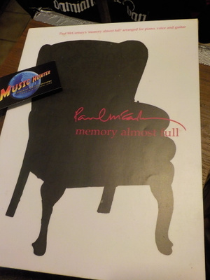 PAUL MCCARTNEY - MEMORY ALMOST FULL NUOTTIKIRJA