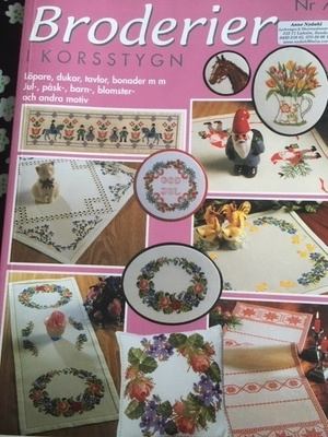 Ristipistomalleja Broderier i korsstygn 7