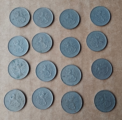25 penniä 1937 - 16 kpl