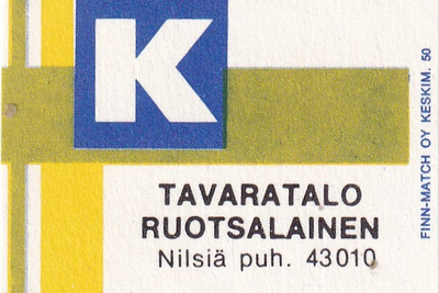 Nilsiä. Tavaratalo Ruotsalainen   6/3