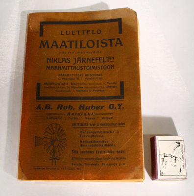 Myyntiluettelo maatiloista v. 1911