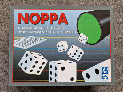 Noppa Noppapeli . 60 peliä samassa paketissa 1989