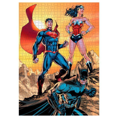 JUSTICE LEAGUE SUPERMAN,BATMAN, W W PUZZLE	(66 772)	palapeli