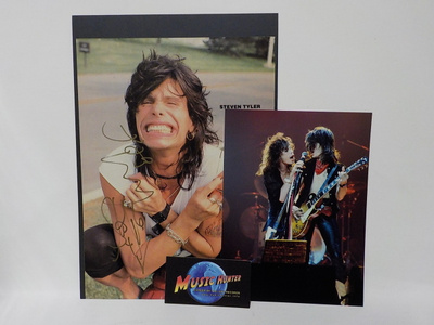 AEROSMITH - STEVEN TYLER & JOE PERRY NIMIKIRJOITUKSET