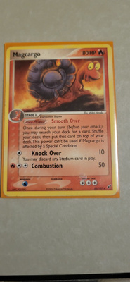 Magcargo #20 Pokemon Deoxys RARE card