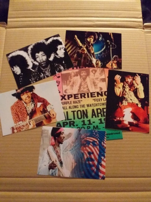 JIMI HENDRIX EXPERIENCE valokuva 6kpl 9cm x 13cm