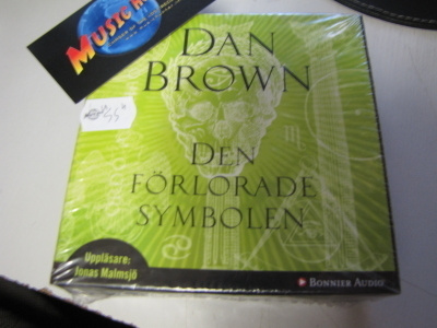 DAN BROWN - DEN FÖRLORADE SYMBOLEN UUSI ÄÄNIKIRJA