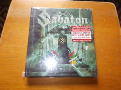 CD SABATON ** HEROES ** DIGIBOOK LIMITED EDITION