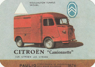 AUTOKORTTI - CITROÊN CAMIONNETTE