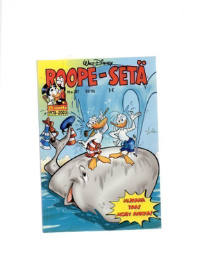 Roope-Setä  n:o 287  07/2003 Mukana taas Moby Ankka. Taskuki