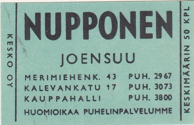 Joensuu, Nupponen   b281
