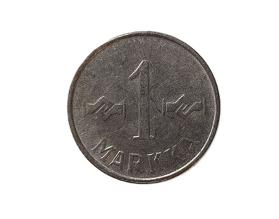 1 markka 1953 niklattu.