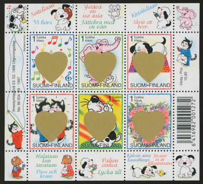 1998, Ystävyydellä, pienoisarkki BL19**