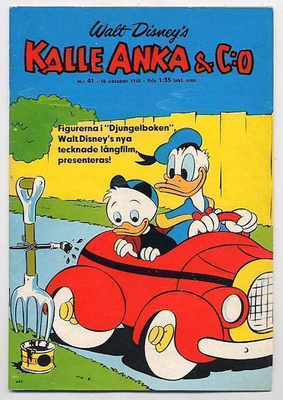 Walt Disney's Kalle Anka & C:o 41/1968   36 s. kansineen, vä