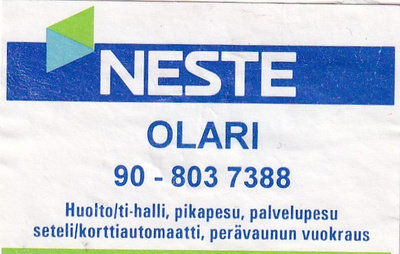 Olari , NESTE   6/8