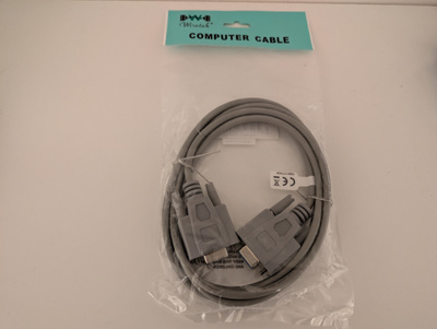 Nollamodeemikaapeli RS-232