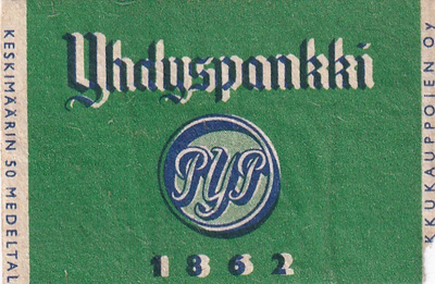 Yhdyspankki PYP 1862  5/13