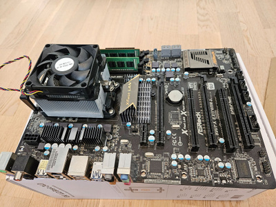 ASRock 990FX Extreme3 AMD 990FX, AMD FX-6300, 8gb DDR3 ram