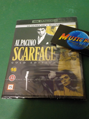 SCARFACE GOLD EDITION UUSI 4K ULTRA HD + BLU-RAY (W)