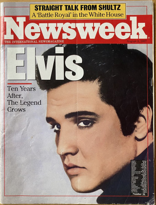 Newsweek-lehti: Elvis Ten Years After, The Legend Grows