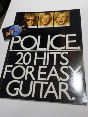 POLICE - 20 HITS FOR EASY GUITAR NUOTTIKIRJA
