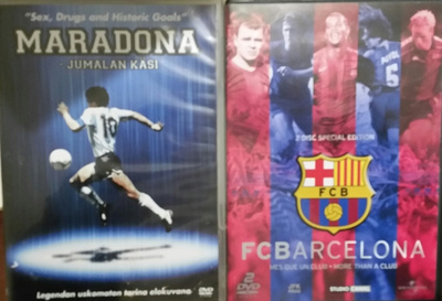 FC Barcelona (2005) +Maradona - Jumalan käsi-DVD