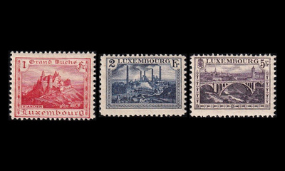 Luxemburg 134-6A * Maisemia (1921)