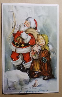 Joulupukki ja pikkuenkeli tuovat lahjoja, p. 1968