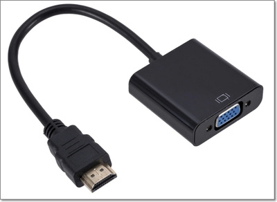 HDMI-uros - VGA-naaras-sovitin / HDMI-VGA-sovitin