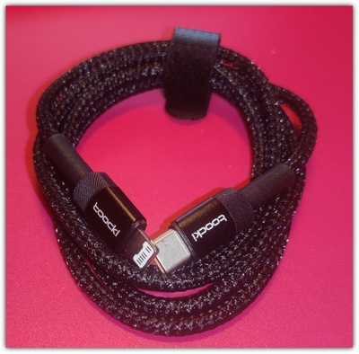 20W USB C - Apple Lightning data/latauskaapeli / 1m #28434