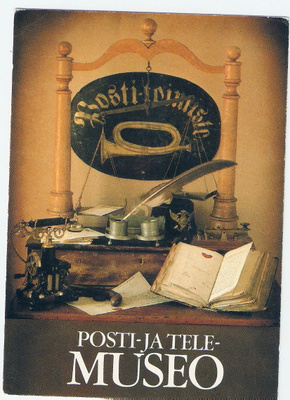 Posti- ja telemuseo. Käyttämätön kortti