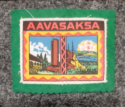 Aavasaksa kangasmerkki