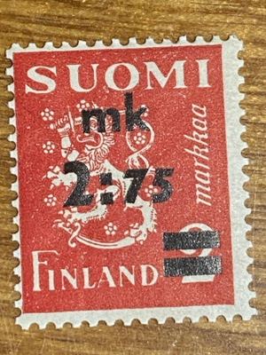 LEIJONAMALLI 1930 2MK/2,75MK LISÄPAINAMA**