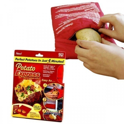 Potato Express, Perunan Kypsyttäjä Mikroaaltouuniin *UUSI*