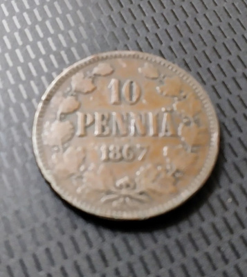 10 PENNIÄ 1867