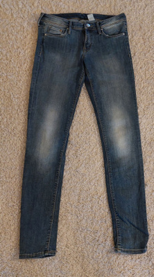 Siniset farkut 28/32 Super skinny low waist