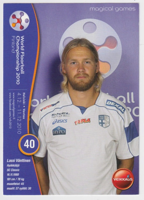 Lassi Vänttinen - mainoskortti