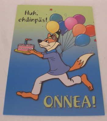 Huh, ehdinpäs! Onnea! kulkematon