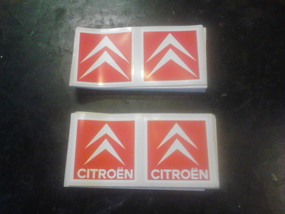 Citroen - Liimattava muovinen tarra