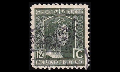 Luxemburg 94 o Virkamerkki 12½ C (1915)