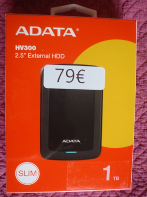Adata ulkoinen kovalevy kaupan paketissa *** UUSI ***