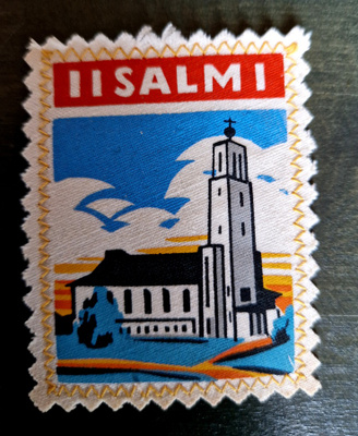 Iisalmi vintage kangasmerkki