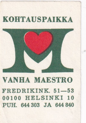 Helsinki, Vanha Maestro    7/14