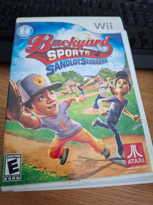 WII Backyard Sports Sandlot Sluggers USA CIB