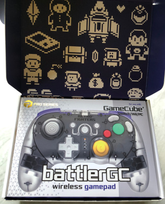 Retro Fighters BattlerGC Pro Crystal Clear ohjain *UUSI*