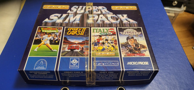 Super Sim Pack commodore 64 alkuperäispahvilaatikossaan