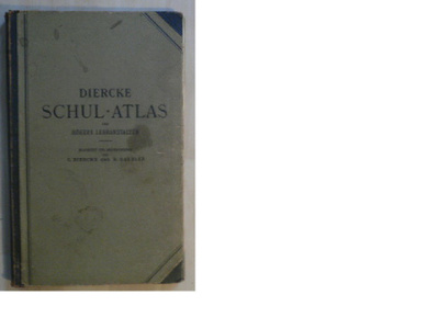 Diercke Schul - Atlas  1911 Kartta
