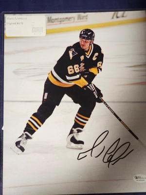 Mario Lemieux 8×10 keräilyvalokuva nimmarilla