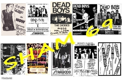 DEAD BOYS -- postikorttisetti 10kpl (Upea Lahja!) #1