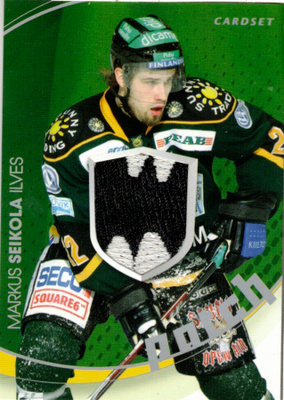 2011-12 Cardset  MARKUS SEIKOLA Ilves Patch